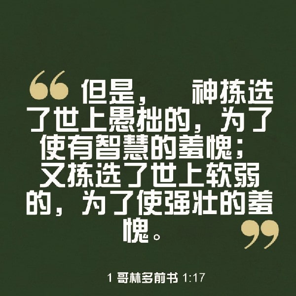 1 Corinthians 1:27