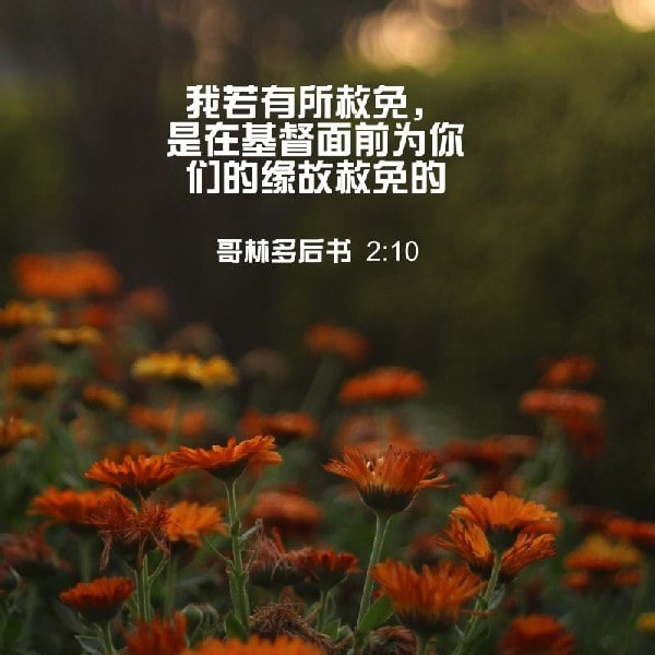 2 Corinthians 2:10